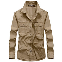 Men's Combat Shirt U.S Military Shirt AFS JEEP Breathable Brand Long Sleeve Shirt Autumn Casual Army Dress Shirt  Camisas M-6XL