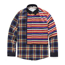 Fashion Medusa Men Brand clothing Digital printing Colour Mixture Luxury Casual Harajuku Shirts Long-sleeved Men's Medusa Shirts