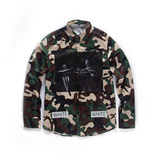 Fashion Medusa Men Brand clothing Digital printing Colour Mixture Luxury Casual Harajuku Shirts Long-sleeved Men's Medusa Shirts